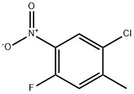 1-Chloro-4-fluoro-2-Methyl-5-nitrobenzene Struktur