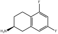 5,7-DIFLUORO-B-(S)-AMINOTETRALINE Struktur