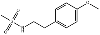 N-[2-(4-METHOXYPHENYL)ETHYL]-METHANESULFONAMIDE Struktur