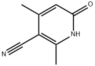 1,6-dihydro-2,4-diMethyl-6-oxo-3-Pyridinecarbonitrile Struktur