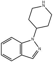 1-(4-PIPERIDYL)INDAZOLE Struktur