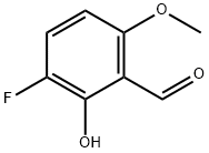 Benzaldehyde,  3-fluoro-2-hydroxy-6-methoxy- Struktur