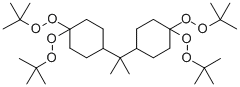 2,2-DI(4,4-DI(TERT-BUTYLPEROXY)CYCLOHEXYL)PROPANE, 20 WT% SOLUTION IN ETHYLBENZENE Struktur