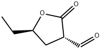 3-Furancarboxaldehyde, 5-ethyltetrahydro-2-oxo-, trans- (9CI) Struktur