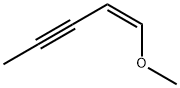 (Z)-1-Methoxy-1-penten-3-yne Struktur