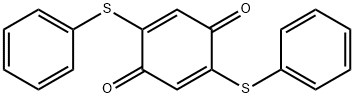 2,5-Bis(phenylthio)-1,4-benzoquinone Struktur