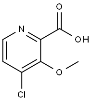 4-CHLORO-3-METHOXYPYRIDINE-2-CARBOXYLIC ACID Struktur