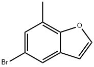 5-BROMO-7-METHYLBENZOFURAN Struktur