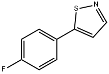 5-(4-FLUOROPHENYL) ISOTHIAZOLE Struktur