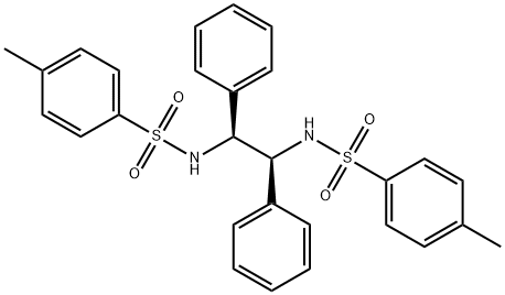 (1S,2S)-N,N'-DI-P-TOLUENESULFONYL-1,2-DIPHENYL-1,2-ETHYLENEDIAMINE Struktur