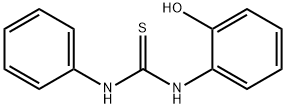 N-(2-hydroxyphenyl)-N'-phenylthiourea Struktur