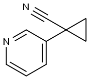 Cyclopropanecarbonitrile, 1-(3-pyridinyl)- (9CI) Struktur