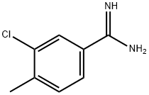 3-CHLORO-4-METHYL-BENZAMIDINE Struktur