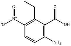 Benzoic acid, 6-amino-2-ethyl-3-nitro- (9CI) Struktur