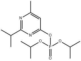 4-dipropan-2-yloxyphosphoryloxy-6-methyl-2-propan-2-yl-pyrimidine Struktur