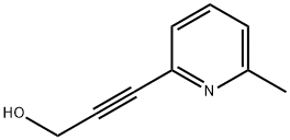 2-Propyn-1-ol, 3-(6-methyl-2-pyridinyl)- (9CI) Struktur