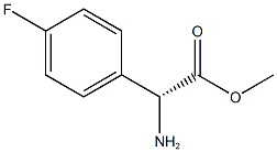 METHYL D-2-(4-FLUOROPHENYL)GLYCINATE
 Struktur