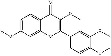 3,3',4',7-Tetramethoxyflavone Struktur