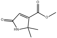 2H-Pyrrol-2-one, 4-acetyl-1,5-dihydro-5,5-dimethyl- (9CI) Struktur