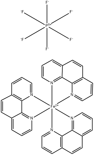 IRON II TRIS(1,10-PHENANTHROLINE) HEXAFLUOROPHOSPHATE Struktur