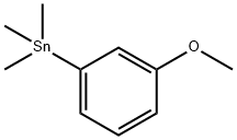 1-Methoxy-3-(trimethylstannyl)benzene Struktur