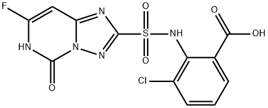 CLORANSULAM-DESETHYL Struktur