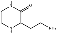 Piperazinone, 3-(2-aminoethyl)- (9CI) Struktur