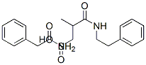 2-(phenethylcarbamoyl)propane-1-sulfinic acid, 2-phenylethanamine Struktur