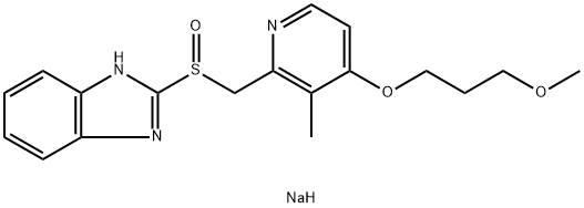 (S)-Rabeprazole Sodium Salt Struktur