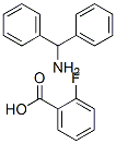 diphenylmethanamine, 2-fluorobenzoic acid Struktur