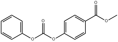 METHYL 4-[(PHENOXYCARBONYL)OXY]BENZOATE Struktur