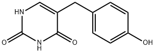 5-(4'-HYDROXYBENZYL)URACIL Struktur