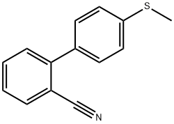 2-[4-(Methylsulfanyl)phenyl]benzonitrile Struktur