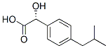 Benzeneacetic acid, -alpha--hydroxy-4-(2-methylpropyl)-, (R)- (9CI) Struktur