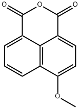 1H,3H-Naphthol[1,8-cd]pyran-1,3dione,6-methoxy- Struktur