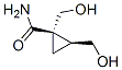 Cyclopropanecarboxamide, 1,2-bis(hydroxymethyl)-, cis- (9CI) Struktur