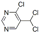 Pyrimidine, 4-chloro-5-(dichloromethyl)- (9CI) Struktur