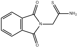 2-(1,3-dioxo-1,3-dihydro-2H-isoindol-2-yl)ethanethioamide Struktur