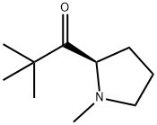 1-Propanone,2,2-dimethyl-1-(1-methyl-2-pyrrolidinyl)-,(R)-(9CI) Struktur