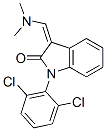 (3Z)-1-(2,6-dichlorophenyl)-3-(dimethylaminomethylidene)indol-2-one Struktur