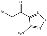 Ethanone, 1-(4-amino-1,2,5-oxadiazol-3-yl)-2-bromo- (9CI) Struktur