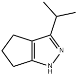 Cyclopentapyrazole, 1,4,5,6-tetrahydro-3-(1-methylethyl)- (9CI) Struktur