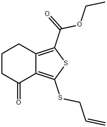 ETHYL 3-(ALLYLTHIO)-4-OXO-4,5,6,7-TETRAHYDROBENZO[C]THIOPHENE-1-CARBOXYLATE price.