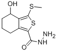 4-HYDROXY-3-(METHYLTHIO)-4,5,6,7-TETRAHYDROBENZO[C]THIOPHENE-1-CARBOHYDRAZI DE Struktur