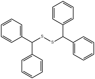 Disulfide, bis(diphenylmethyl) Struktur