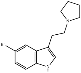 5-BROMO-3-[2-(1-PYRROLIDINYL)ETHYL]-1H-INDOLE Struktur