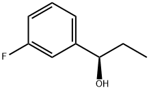 Benzenemethanol, alpha-ethyl-3-fluoro-, (alphaR)- (9CI) Struktur