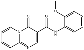 N-(2-methoxyphenyl)-10-oxo-1,7-diazabicyclo[4.4.0]deca-2,4,6,8-tetraen e-9-carboxamide Struktur