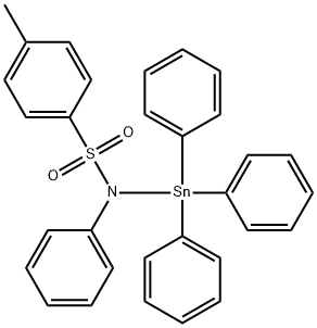 N-Triphenyltin-p-toluenesulfonanilide Struktur