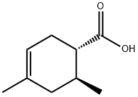 3-Cyclohexene-1-carboxylicacid,4,6-dimethyl-,(1S-trans)-(9CI) Struktur